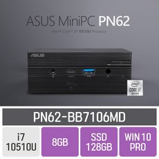 ASUS 미니PC PN62-BB7106MD, 8GB + 128GB + WIN10 PRO