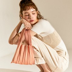 조셉앤스테이시 [NEW컬러] Lucky Pleats Knit S Starry (ALL), Shell Beige, Shell Beige