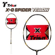 트라이온 X-0 스파이더 라켓 배드민턴 배드민턴라켓 무료스트링 모두스포츠 X0 SPIDER, 1개, X-0 스파이더 옐로우