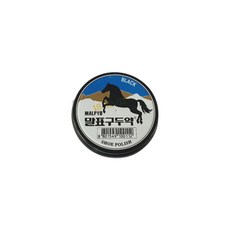 남성 구두 관리용 왁스 광택 말표구두약 흑색 1P, 색상, 1개