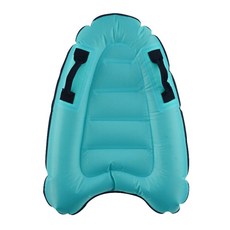 키즈 수영 접이식 에어 서핑보드 물놀이 보드, 블루 80-60CM
