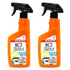 불스원 단백질 분해효소 3배증가 벌레자국 새똥제거 버그크리너, 2개, 550ml