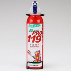 라U_휴대용 소화기 액체 차량 가정 주방 사무실 314g 적색 +BRE3500mL ☆차량용소화기, 낱개(1개)