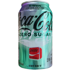 코카콜라 제로 슈가 상큼한 최애 맛 355ml 24개 K-WAVE 한류 한정판, 0.355l