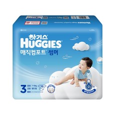 2024 하기스 매직컴포트 썸머 밴드 3단계 중형 공용 76매 1팩