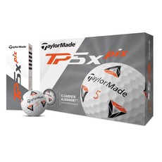 Taylormade TaylorMade 골프 5 레이어 볼 TP5 pix 5 레이어 볼 연습 공 게임 공 새로운, 단일옵션, TP5X