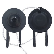 본라이프 양변기 PVC 마개 양변기고무마개 통고무마개, 검정, 2개