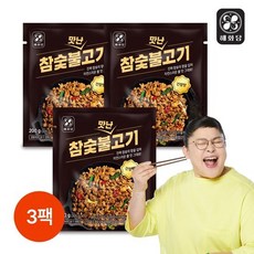 이영자의 불고기 참숯불맛난 고기 간장맛 3팩, 단품