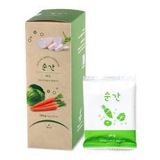 천연육수 순간 고체 야채육수, 20개, 6g