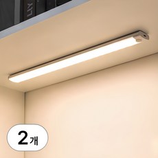 2배 밝기 LED 센서등 R89084E 30cm 화이트, 2개