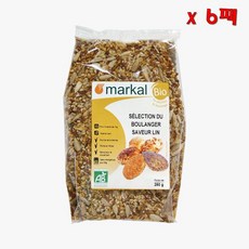 markal Linseed Flavor Bakers Selection 마칼 린시드 맛 베이커 셀렉션 250g 6팩, 6개