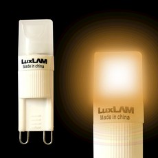 룩스램 G9 LED 핀할로겐 3.5W 220V 전구색 주광색, 1)전구색