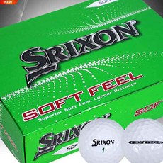 [볼빅] [스릭슨]SRIXON 소프트필 브라이트 골프볼(2피스)(12알)(화이트), 구성:소프트필(화이트) - 스릭슨소프트필