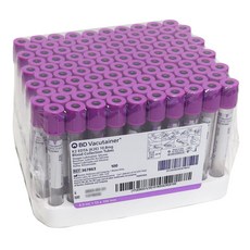 [BD] 진공채혈관 EDTA(367863) 6ml (100개입) - BD Vacutainer, 100개 - edta