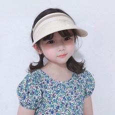 시크벤 아동용 라탄 썬캡 어린이 밀짚 모자