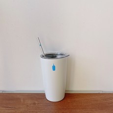 일본 블루보틀 텀블러 BlueBottle 휴먼메이드 스테인리스 휴대용 보온병, C 354mL, 1개