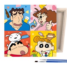 iLovePainting 如何畫蠟筆小新DIY繪畫, 1個, 張古一家