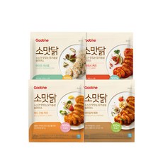 굽네 소스가 맛있는 닭가슴살 4종 혼합 12팩(화이트3 레드크림3 스파이시3 데미3), 1세트, 120g