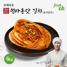 eTV 프레쉬오 엄마손맛 포기김치 4kg, 1개