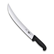 빅토리녹스 파이브록스 5.7303.36 곡선 시메터 스테이크 나이프, 블랙, 1개