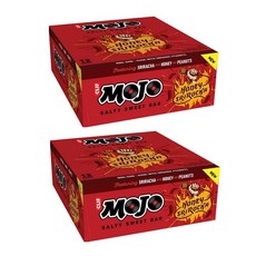 CLIF Bar 클리프 Mojo Honey Srirocka with dietary fiber 모조 식이섬유 함유 허니 스리록카 솔티 바 1.59oz(45g) 12개입 2팩 시리얼바, 1개, 1.4kg