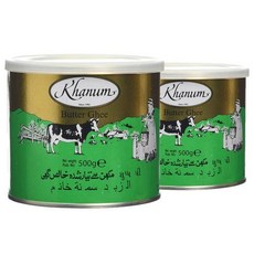 기버터 500g x 2통 Khanum Butter Ghee, 2개, 없음