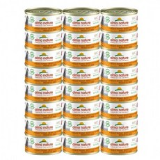  알모네이쳐 HFC 내츄럴 캣(고양이 주식캔 70g) / 닭고기와참치 X 24개, 닭고기와 참치 x 70g x 24개, 단품 