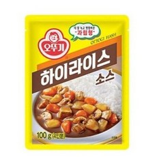 오뚜기 하이라이스 분말, 100g, 4개
