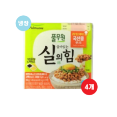 풀무원 실의힘 국산콩 생나또, 49.5g, 4개