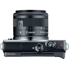 충전식 배터리 팩이 있는 미러리스 디지털 카메라 eos m100 빅, 1개, 한개옵션0
