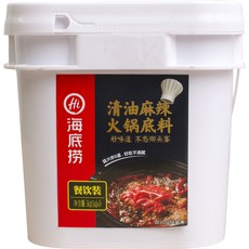 오너트리 하이디라오 청유 홍탕 훠궈 소스 5kg 매운 육수 스프 식당용, 1통