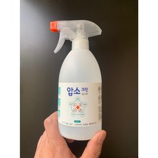 압소크린 뿌리는 소독제 살균소독수 살균제 소독 스프레이 소독약 개인 방역 500ml, 3개