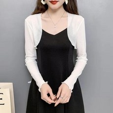 웨딩볼레로 파티 결혼 드레스 망토 숄 가디건 여성용 블랙 핑크 화이트 오픈 프론트 케이프 쉬폰 재킷 신부 랩