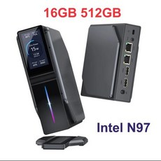 미니컴퓨터 고사양미니PC SZBOX 인텔 N97 미니 PC 윈도우 11 DDR4 3200Mhz NVMe SSD 와이파이 6 BT5 4K 2 디스플레이 Lan 듀얼 Nvme Ngff