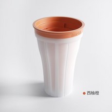 슬러시 메이커 얼음컵 매직 슬러시 얼음잔 스무디 컵 150ML, 자몽오렌지, 1개
