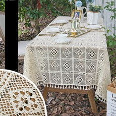 직조레이스식탁보