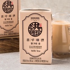 서강 홍루이젠 흑당 밀크티 휴, 250ml, 24개입 1박스