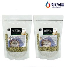 청양식품 꼬손 캐나다산100% 햄프씨드, 2개, 500g