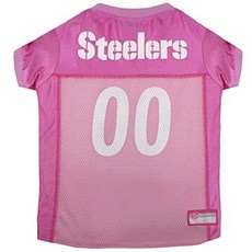Pittsburgh Steelers Dog Jersey Pink Small. - Football Pet Jersey in Pink 피츠버그 스틸러스 도그 저지 핑크 스몰. -분, 1