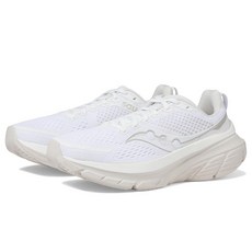 Saucony 여성용 가이드 17 스니커즈 화이트/문