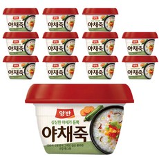 양반 야채 즉석죽, 287.5g, 12개