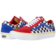 [미국] 380037 반스 스니커즈 슬립온 남여공용 Vans Old Skool Pro - (Brighton Zeuner) Red/Checker/Bliue