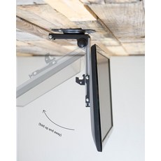 접이식 자동차 천장 14 40 인치 화면 led lcd 모니터 홀더 tv 마운트 행거 벽 마운트 랙 캐비닛 마운트 tv 홀더|tv holder|lcd monitor holder, 단일, 1개, 32-55 inch