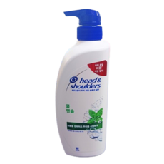 헤드앤숄더 두피 토탈 솔루션 쿨 멘솔 샴푸 500ml 1개