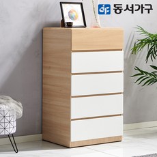 동서가구 미하스 광폭 600 5단 서랍장 4colors DF64263E, 오크화이트