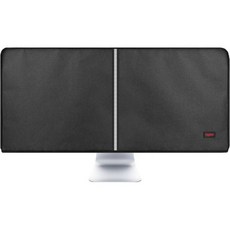 모니터 먼지 커버 34-35인치 방진 LCD LED HD 패널 케이스 삼성 HP Dell 스마트 컴퓨터 화면 보호기 PC 데스크톱 및 TV- 다크 그레이와 호환됩니, 모니터 먼지 커버 34-35인치 방진 LCD, LED,