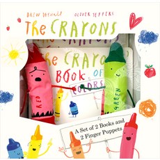 (영문도서) The Crayons: A Set of Books and Finger Puppets Board Books, Grosset & Dunlap, English, 9781524791414