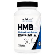 뉴트리코스트 HMB 1000mg 120캡슐, 120정, 1개 - 스테아린산