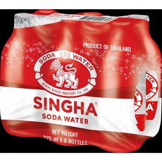 싱하 소다워터 325ml X 6입, 6개