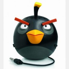 GEAR4 앵그리버드 BLACK BIRD 스피커 GEAR4 SPEAKER PCSPEAKER 스피커 캐릭터스피커 앵그리버드스피커 PC스피커 미니스피커, 단일상품